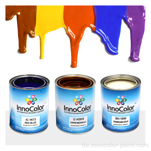 Acrylfarbige Farbe Auto Refinish Paints Clear Mantel